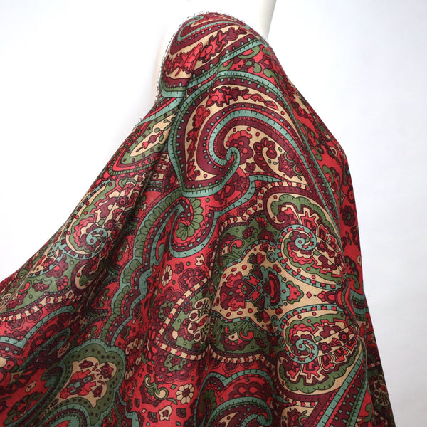 *Cloth Edit Exclusive ~ 100% Ramie 'Autumnal Paisley'